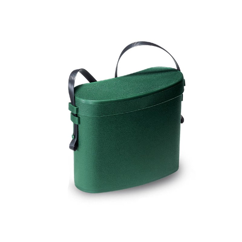 Binoculares verdes con funda