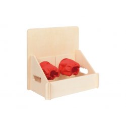 Caixa de fusta per joc sensorial