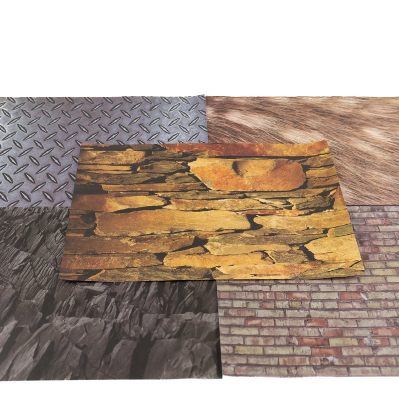 Folis amb imatges de textures