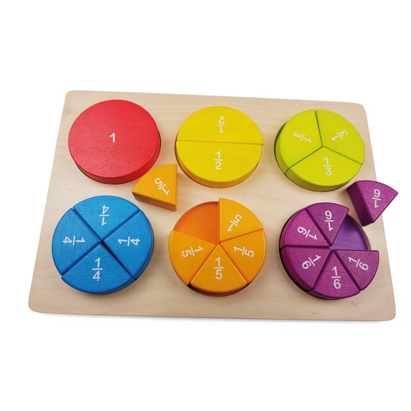 Cercles per aprendre fraccions J4837 Andreu Toys