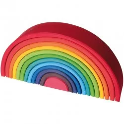 Arco Iris de madera estilo Waldorf de 12 piezas
