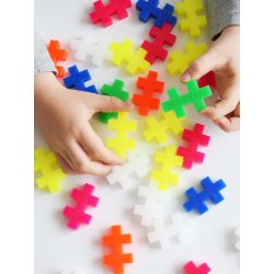 Cubo Big Plus Plus Neón 100 pzs J4992 Plus Plus 2