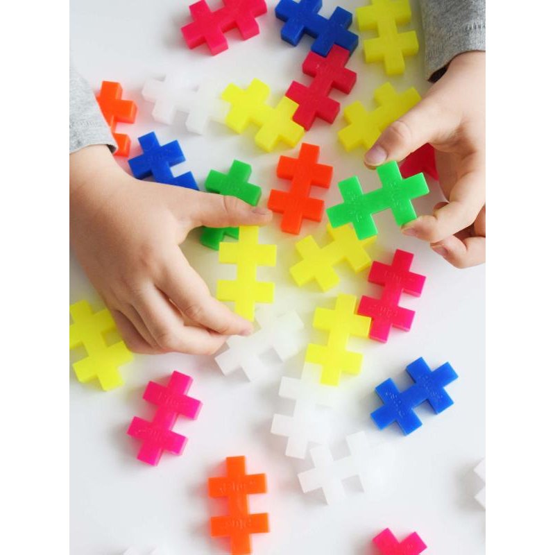 Cubo Big Plus Plus Neón 100 pzs