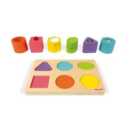 6 figures sensorials de fusta J4960 Janod 4