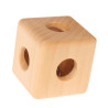Sonajero de madera natural con cascabel