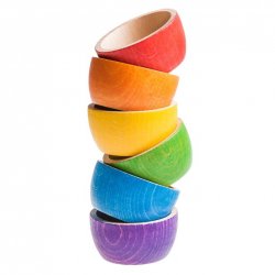 Cuencos de colores de madera J5003 Grapat 2
