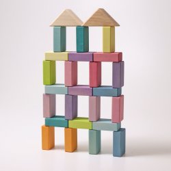 Blocs de fusta colors pastel J5035 Juguetes Grimm's 2