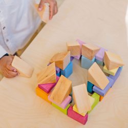 Pastel duo blocs de fusta J5035 Juguetes Grimm's 7