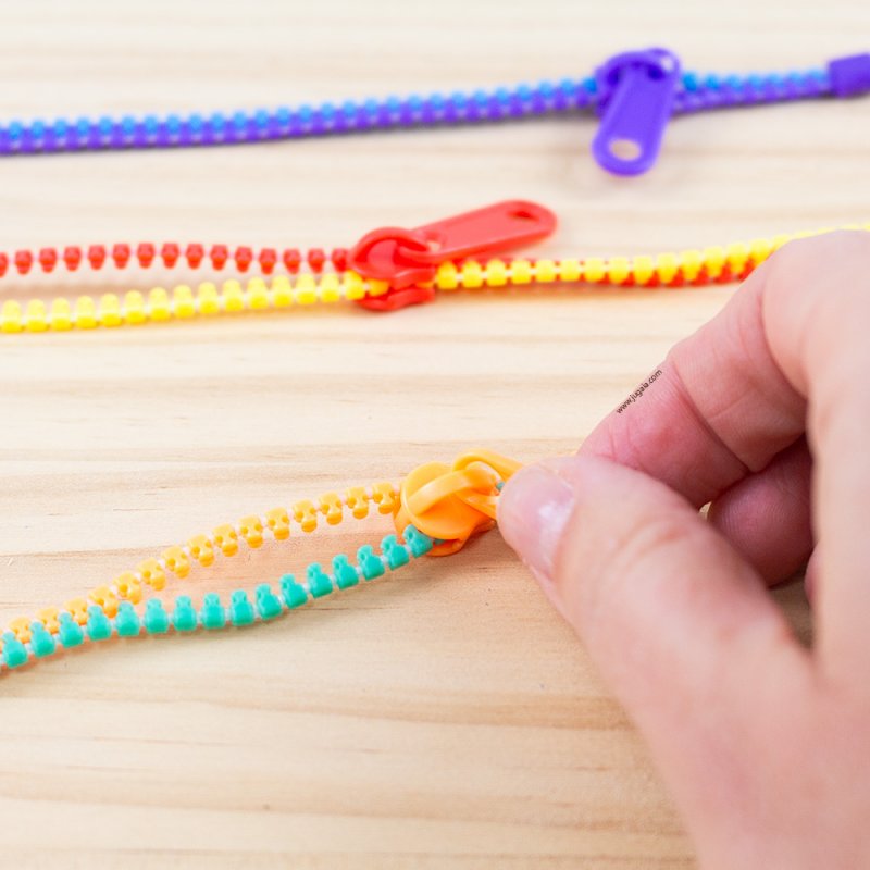 pack de 3 braçalets amb cremallera