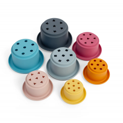 Cubs apilables de silicona J5129 Bigjigs 9