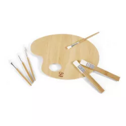 Kit de pinceles y paleta