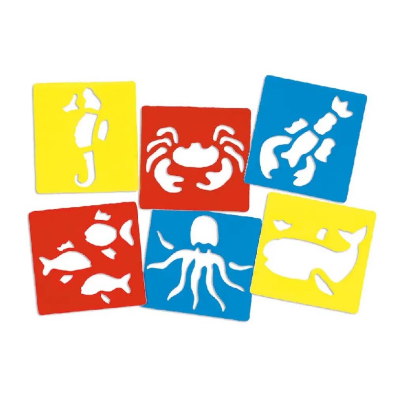 6 Plantilles Animals de la mar J5186 Deukaliptus
