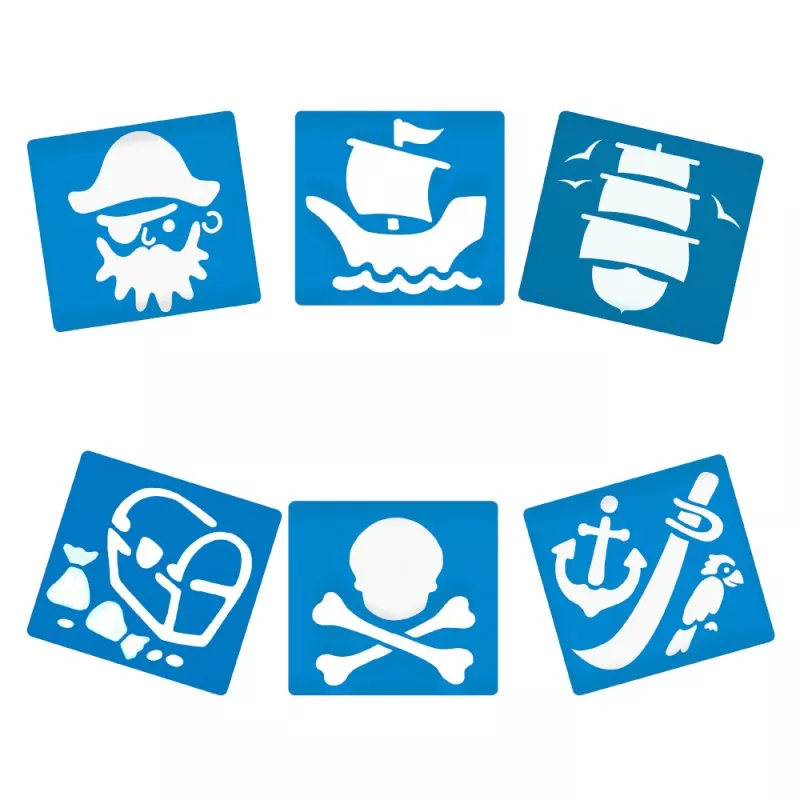 6 Plantillas de Piratas 6 Plantillas de Piratas J5192 Deukaliptus