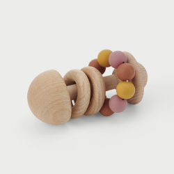 Sonajero madera y silicona J5329 Tickit 3