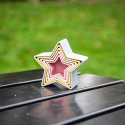 Estrelles de silicona apilables