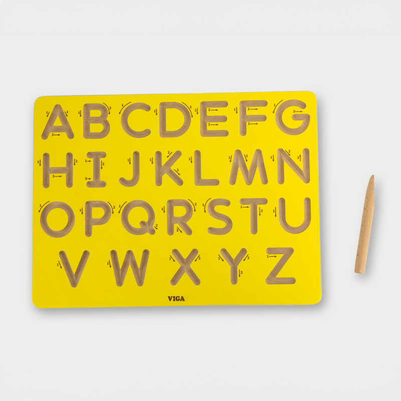Tablero de trazos letras mayúsculas Tablero de trazos letras mayúsculas J5352 VIGA