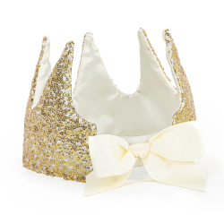 Corona de Lentejuelas Gold Great Pretenders | Jugaia