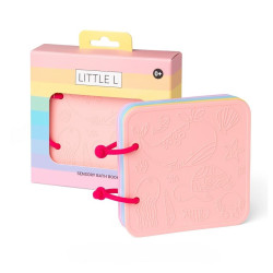 Llibre Sensorial de Silicona Pink Little L | Jugaia