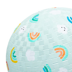 Pelota de Caucho Natural Rainbow and clouds 13 cm Little L | Jugaia