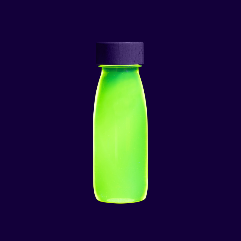 Flotador Sensorial Botella Groc Fluo Petit Boum | Jugaia