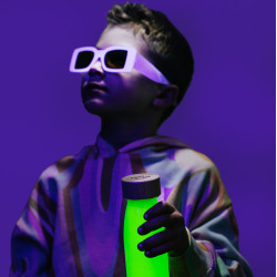 Flotador Sensorial Botella Groc Fluo Petit Boum | Jugaia