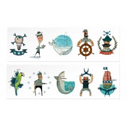 Tatuatges per a nens de pirates J1860 Londji 2