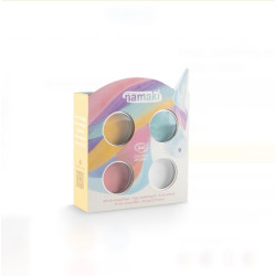 Kit de Maquillaje Unicornio Namaki – 4 colores ecológicos certificados para maquillaje facial infantil
