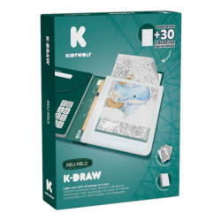 Kidydraw Pad Meli Melo Kidywolf – tauleta retroil·luminada per calcar i aprendre a dibuixar a partir de 10 anys