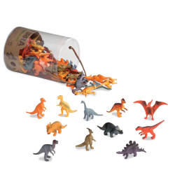 Pot de 60 Dinosaures Terra Battat – 12 models de figures realistes amb detalls precisos a partir de 3 anys