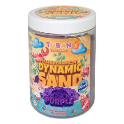 Dynamic Sand Lila Tuban – textura fluida que no se seca ni mancha, ideal para juego sensorial en interiores