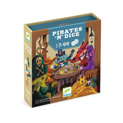 Pirates'n'Dice Djeco – joc de daus i apostes pirata per a 2-6 jugadors a partir de 7 anys