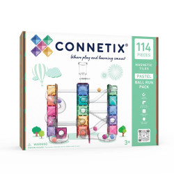 Connetix Ball Run Pastel Pack 114 Piezas Pista Bolas Magnética | Jugaia