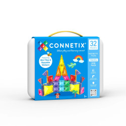 Connetix Travel Mini Pack 32 Peces Baldoses Magnètiques Viatge | Jugaia