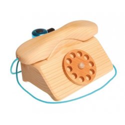Teléfono de madera