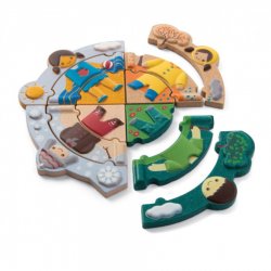 Puzzle las estaciones del año. Plan Toys. J2064 Plan Toys 1