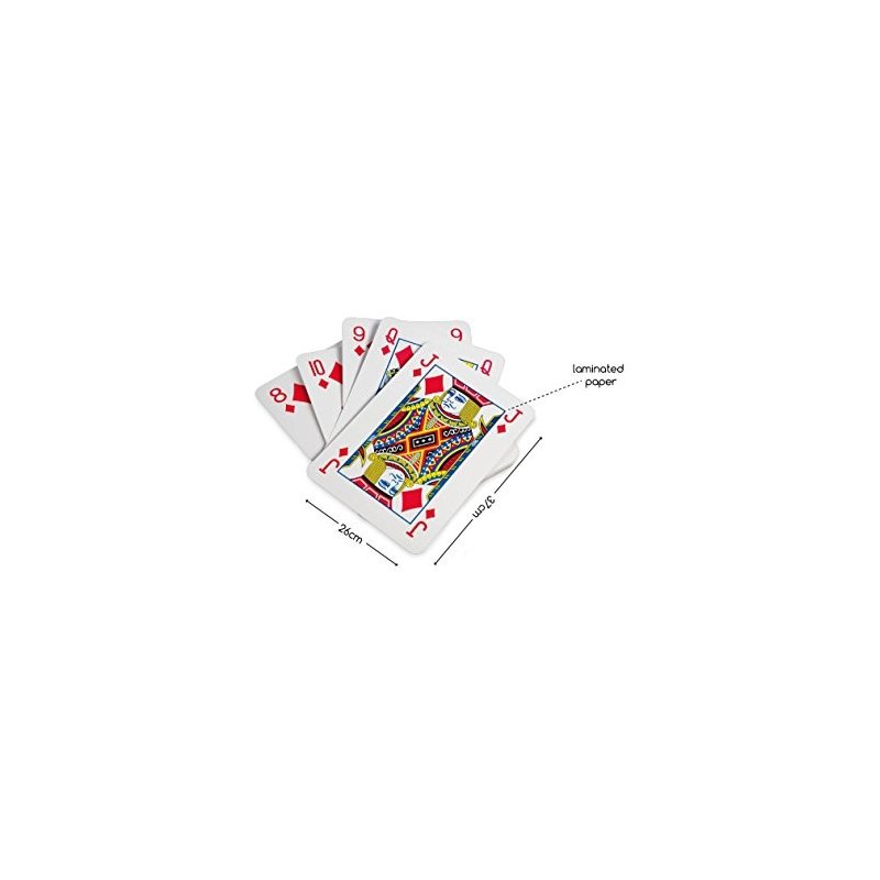 Joc de cartes gegants de 37x26cm