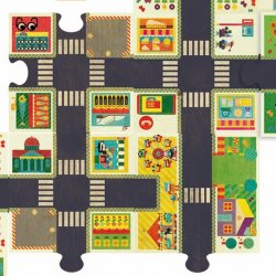 Puzzle creatiu per fer ciutats