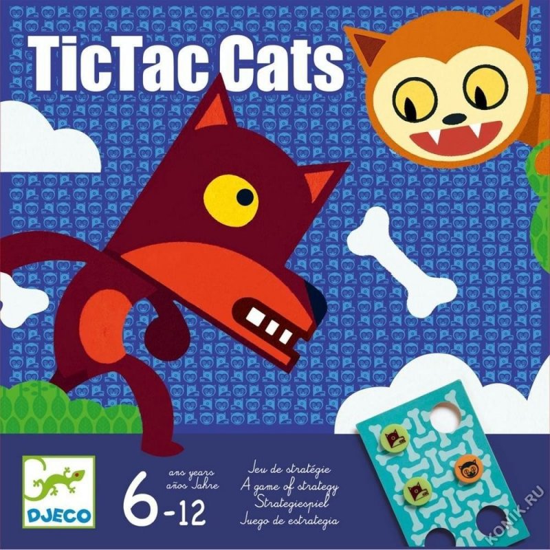 TicTac Cats. Djeco DJ08449 J2361 Djeco