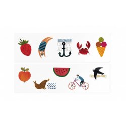Summer Tattoos. Tatuatges infantils per l'estiu. Londji J2469 Londji 2