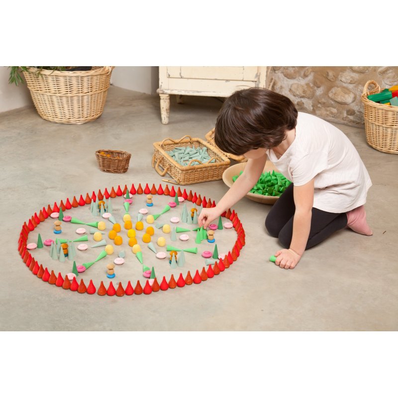 36 peces soltes foc per mandala  i mini móns. Grapat