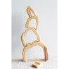 Cuevas de madera con corteza. NicToys