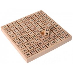 Tablero de cálculo. Tabla de multiplicar de madera. J2486 Legler - Small Foot 2
