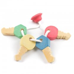 Clauer de fusta per a nadons J2518 Nic Toys 3