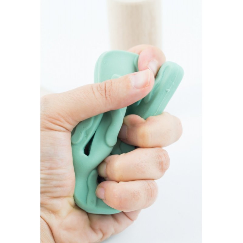 Mossegador de latex per a nadons. 100% natural. Molt tovet i amb forma de catus