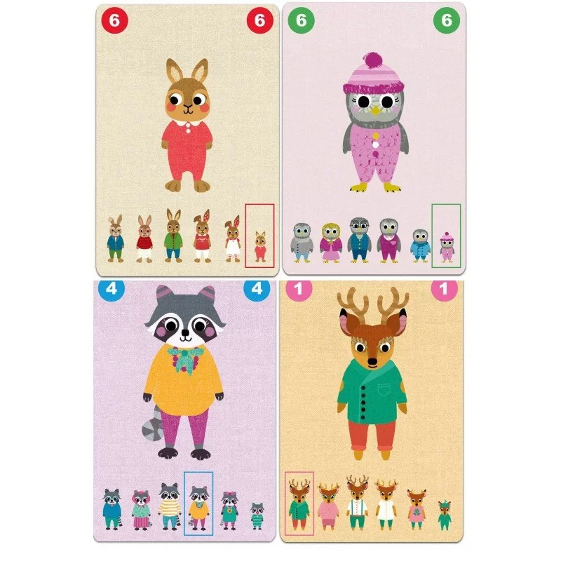 Juego de familias cooperativo Familou. DJ05103