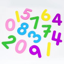 Números de colors de metacrilat per a taula de llum J2077 Tickit 2