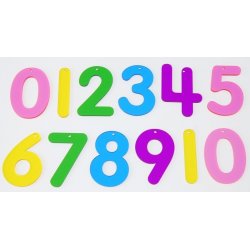 Números transparentes para mesa de luz