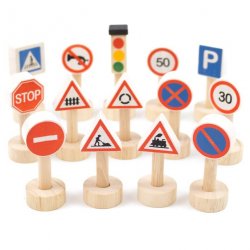 Senyals de trànsit de joguina. Marca Pla Toys 6203