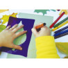 Plantillas de fulles per a fer manualitats. Henbea