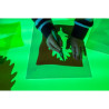 Plantillas de hojas para mesa de luz. Montessori.